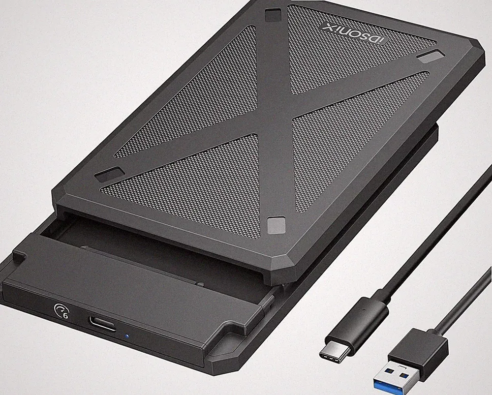 Rugged Waterproof External HDD Enclosure